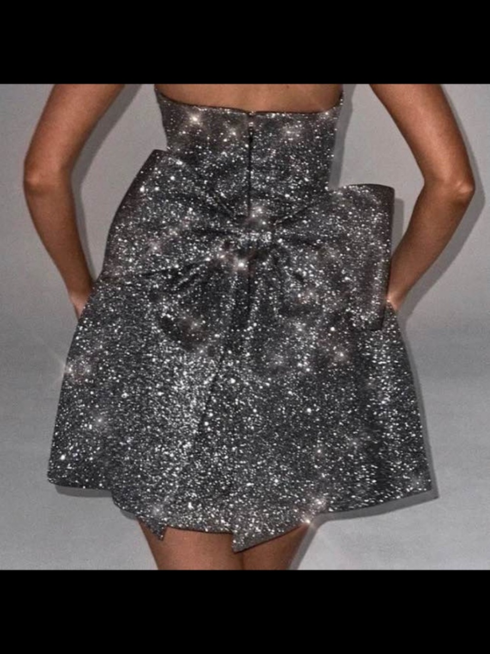 baby boo glitter mini Dress